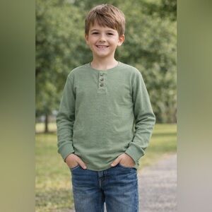 Sonoma Olive Supersoft Thermal Shirt kids large
